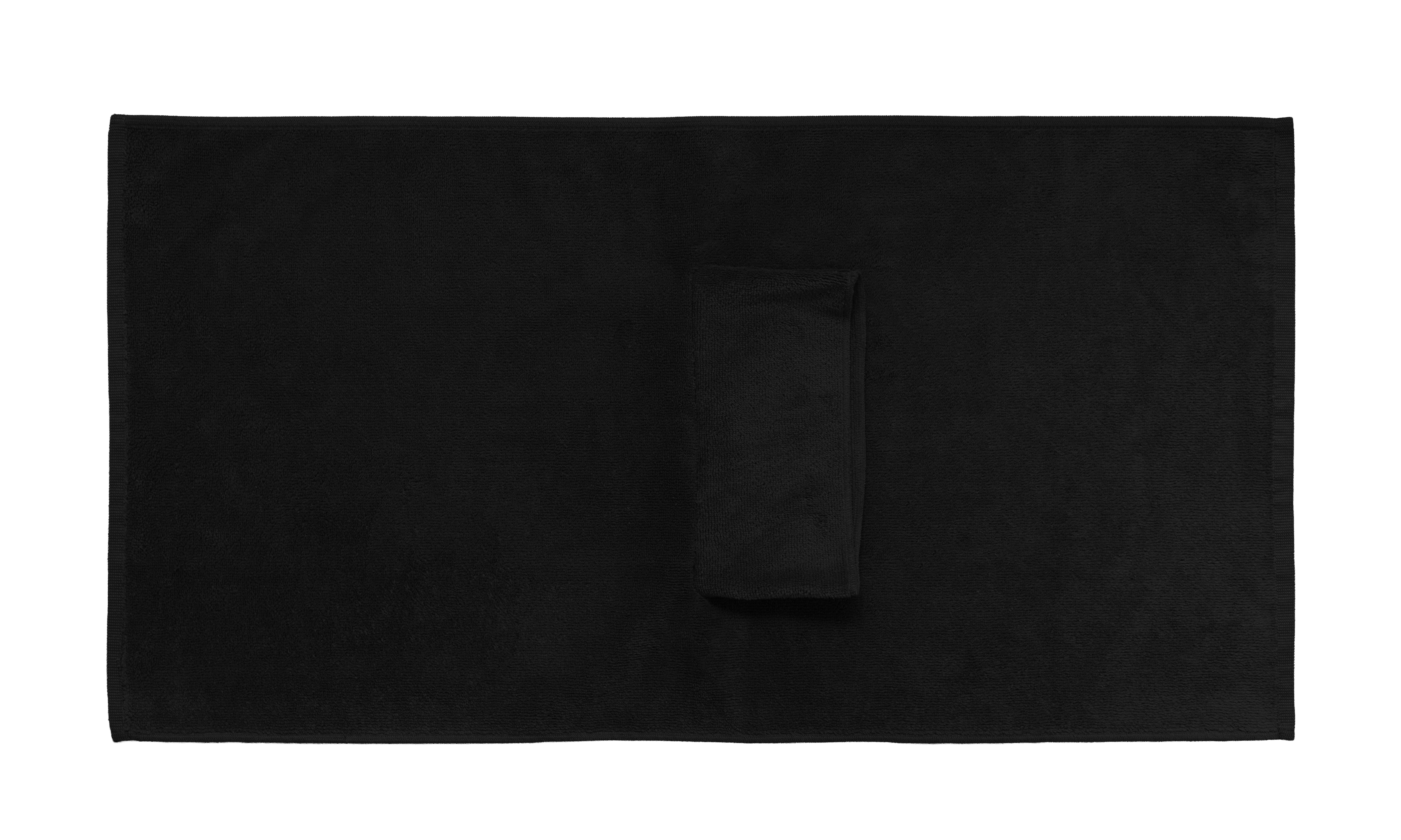 Profi-Handtuch mit Nasenöffnung 50x100 schwarz